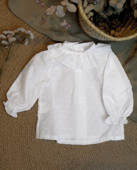 copy of Vestido Infantil Denim Bordado