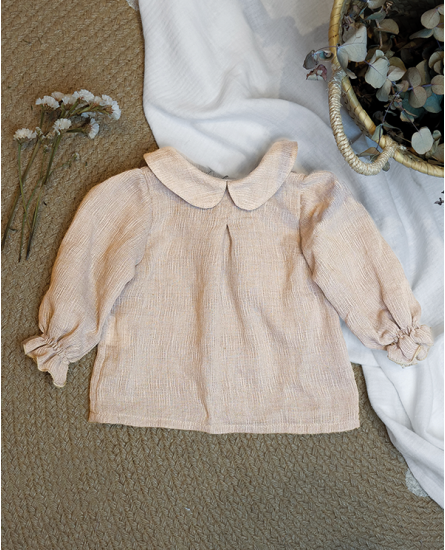copy of Vestido Infantil Denim Bordado
