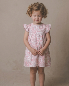 copy of Vestido Infantil Denim Bordado
