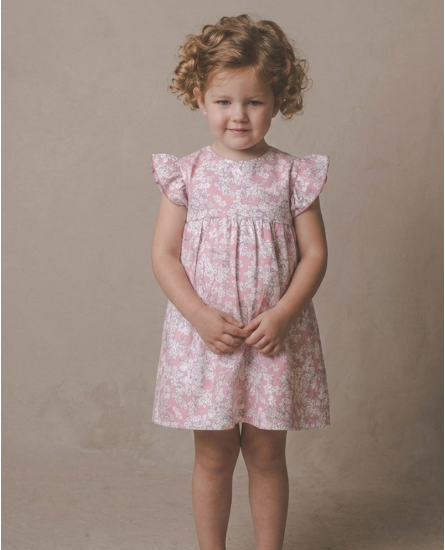 copy of Vestido Infantil Denim Bordado