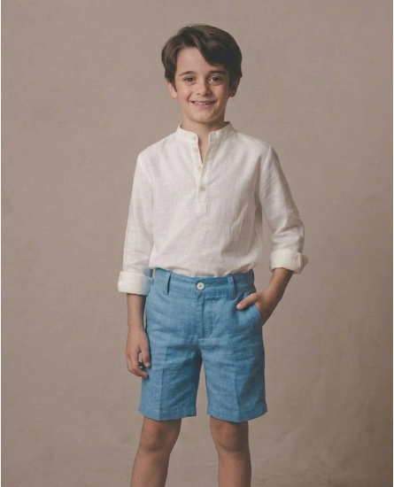 copy of Pantalón Corto Gabardina Rosa